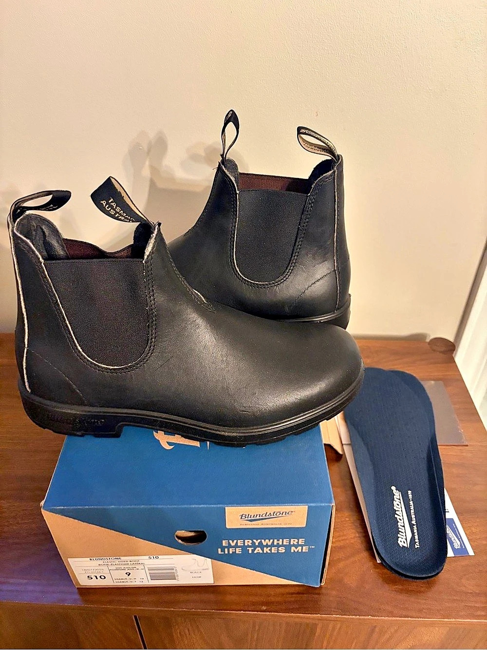 Blundstone 510 Black Chelsea Boots UK 9